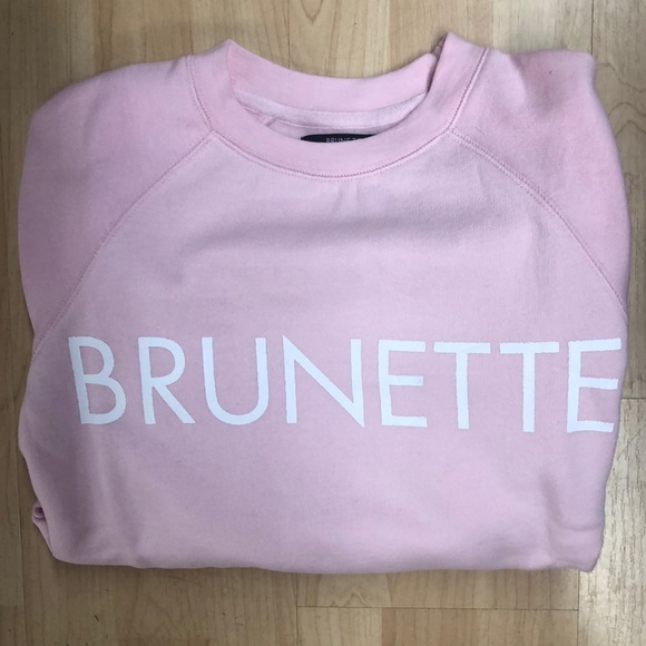Brunette The Label Tops - 1 LEFT❗️🌟NEW BRUNETTE CREW NECK PINK COMFY!!